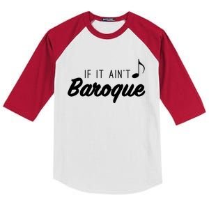 Funny Music Teacher Love Funny Baroque Classic Music Gift Cute Gift Kids Colorblock Raglan Jersey