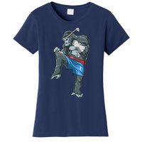 Funny Muay Thai Gorilla Thai Boxing Women's T-Shirt