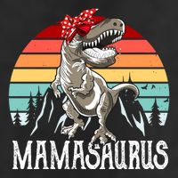 Funny Mamasaurus T Rex Dinosaur Mama Saurus Family Matching Gift Adult Drive Performance Visor