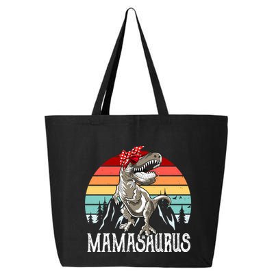 Funny Mamasaurus T Rex Dinosaur Mama Saurus Family Matching Gift 25L Jumbo Tote