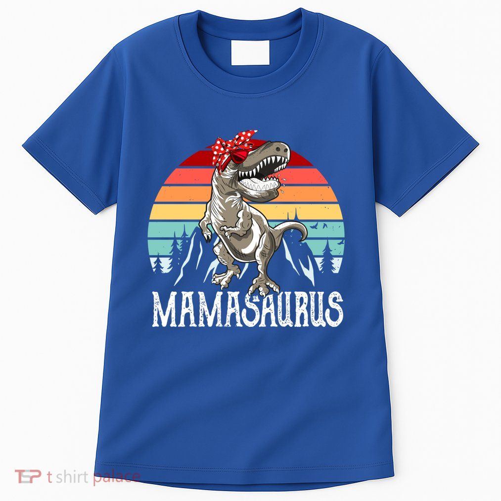 Funny Mamasaurus T Rex Dinosaur Mama Saurus Family Matching Gift Tall T-Shirt