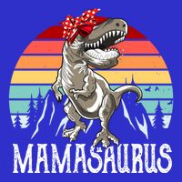 Funny Mamasaurus T Rex Dinosaur Mama Saurus Family Matching Gift 16 in Basic Backpack