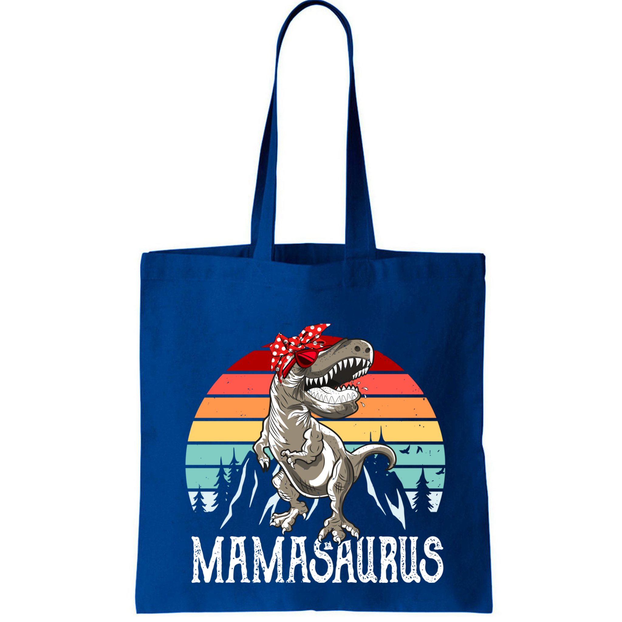 Funny Mamasaurus T Rex Dinosaur Mama Saurus Family Matching Gift Bag
