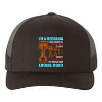 Funny Mechanic The Person Your Girl Calls When She Wants To Make Her Engine Roar Yupoong Adult 5-Panel Trucker Hat