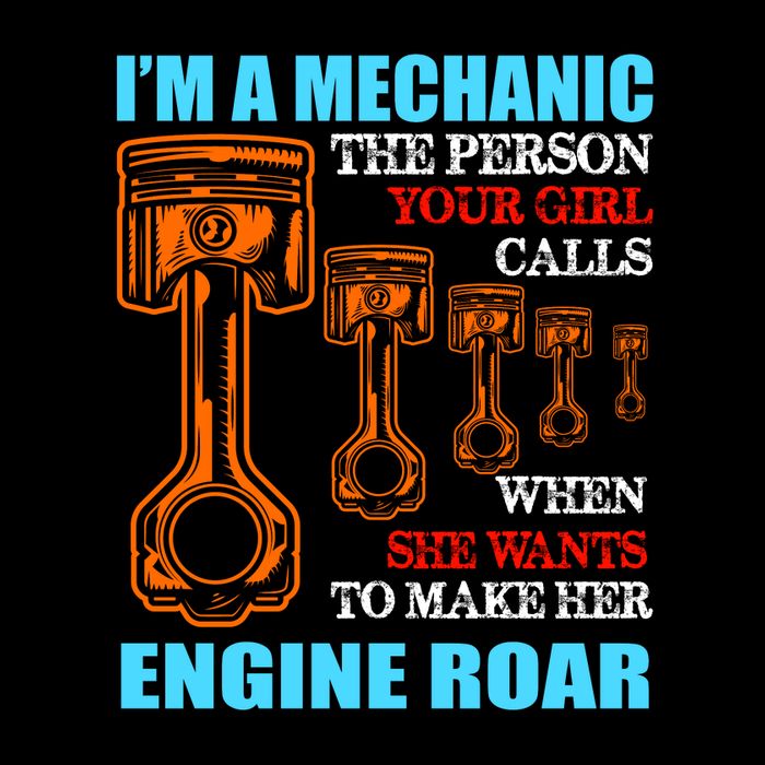 Funny Mechanic The Person Your Girl Calls When She Wants To Make Her Engine Roar Impact Tech Backpack
