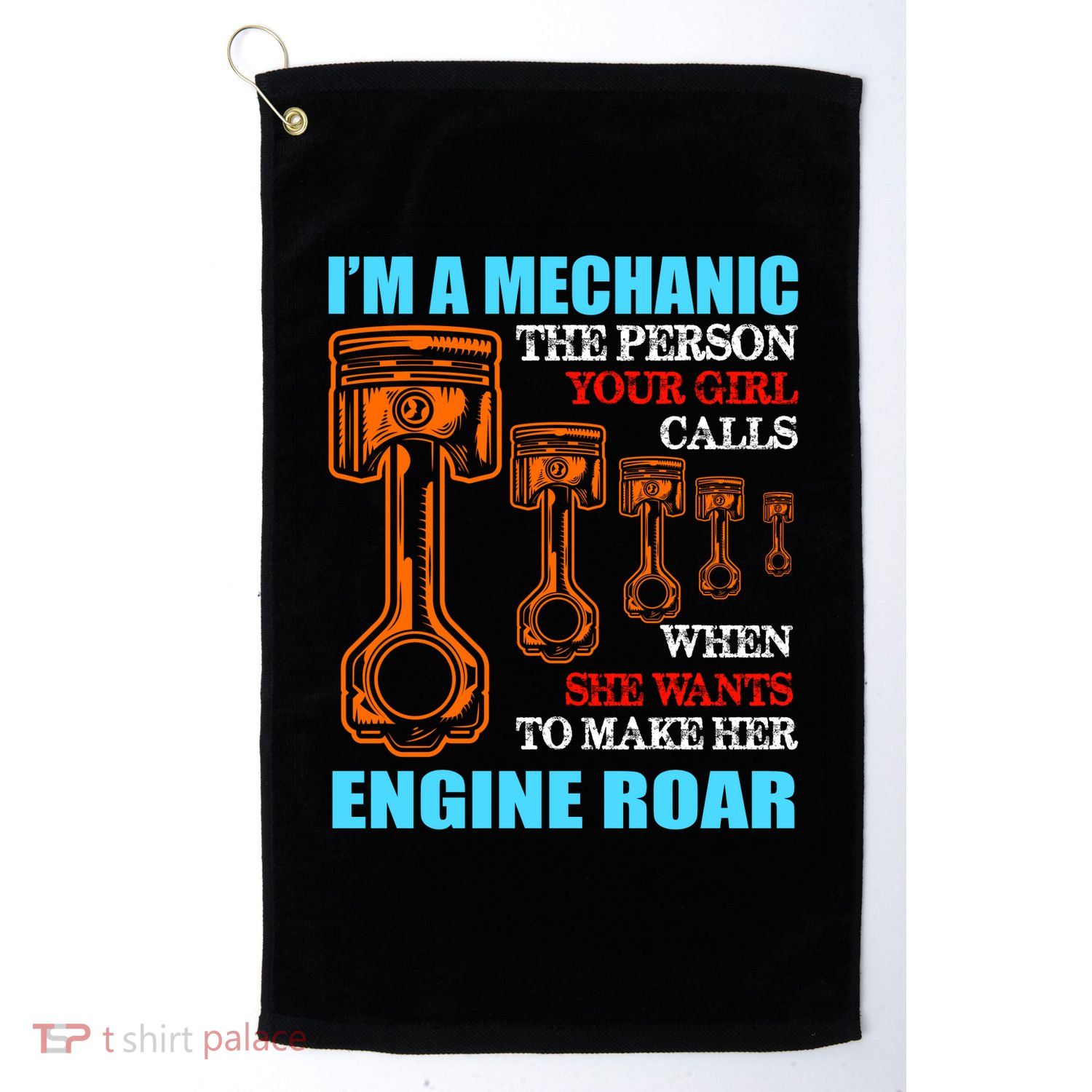 Funny Mechanic The Person Your Girl Calls When She Wants To Make Her Engine Roar Golf Towel