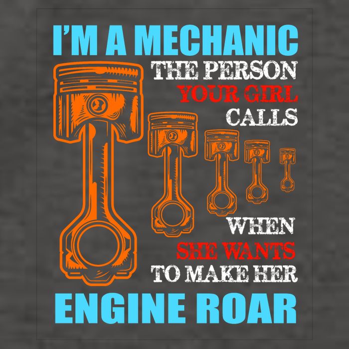 Funny Mechanic The Person Your Girl Calls When She Wants To Make Her Engine Roar Vector Backpack