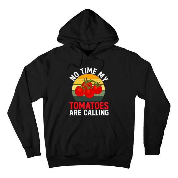 Funny My Tomato Calling Gardener Veggie Pun Tomatoes Foodie Hoodie