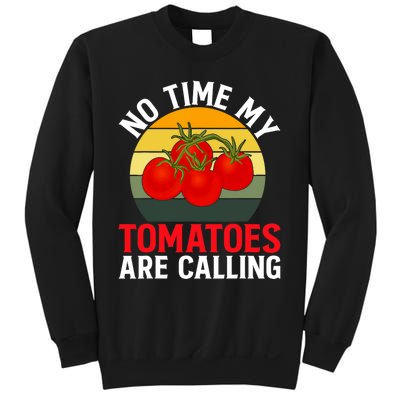 Funny My Tomato Calling Gardener Veggie Pun Tomatoes Foodie Sweatshirt