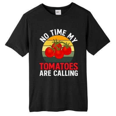 Funny My Tomato Calling Gardener Veggie Pun Tomatoes Foodie Tall Fusion ChromaSoft Performance T-Shirt