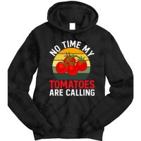 Funny My Tomato Calling Gardener Veggie Pun Tomatoes Foodie Tie Dye Hoodie