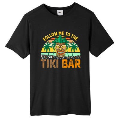 Follow Me To The Tiki Bar Funny Hawaiian Party Men Women Tall Fusion ChromaSoft Performance T-Shirt