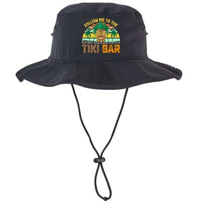 Follow Me To The Tiki Bar Funny Hawaiian Party Men Women Legacy Cool Fit Booney Bucket Hat