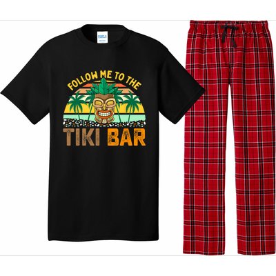 Follow Me To The Tiki Bar Funny Hawaiian Party Men Women Pajama Set