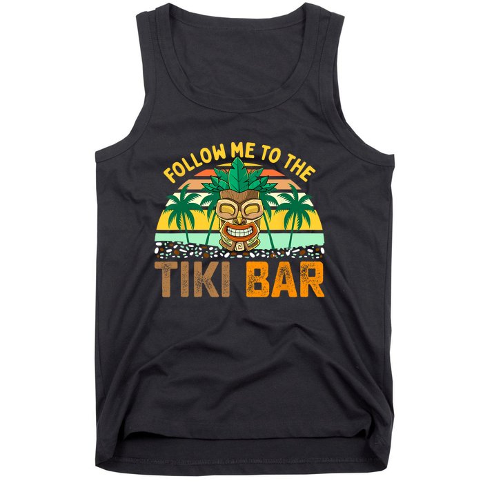 Follow Me To The Tiki Bar Funny Hawaiian Party Men Women Tank Top