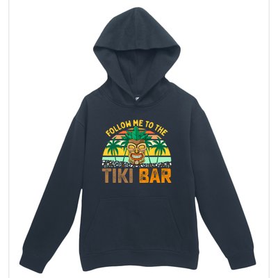 Follow Me To The Tiki Bar Funny Hawaiian Party Men Women Urban Pullover Hoodie