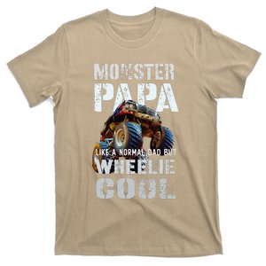 Funny MONSTER TRUCK PAPA Like Normal Dad But Wheelie Cool T-Shirt