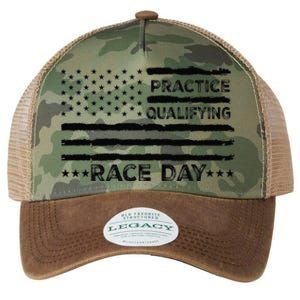 Funny Monday Tuesday Thursday Practice Qualifying Race Day (5) Legacy Tie Dye Trucker Hat