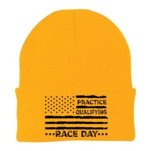 Funny Monday Tuesday Thursday Practice Qualifying Race Day (5) Knit Cap Winter Beanie