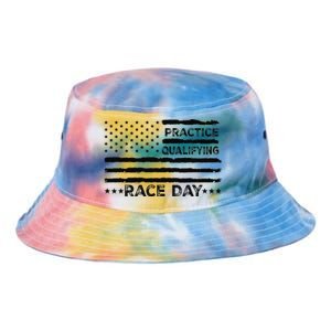 Funny Monday Tuesday Thursday Practice Qualifying Race Day (5) Tie Dye Newport Bucket Hat