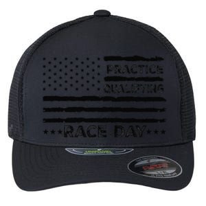 Funny Monday Tuesday Thursday Practice Qualifying Race Day (5) Flexfit Unipanel Trucker Cap