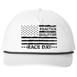 Funny Monday Tuesday Thursday Practice Qualifying Race Day (5) Snapback Five-Panel Rope Hat