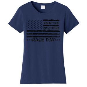 Funny Monday Tuesday Thursday Practice Qualifying Race Day (5) Women's T-Shirt