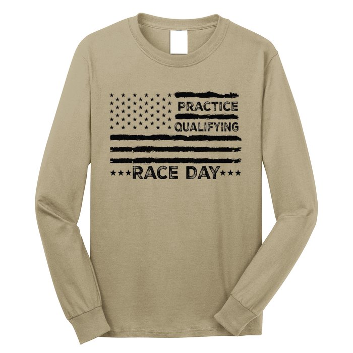 Funny Monday Tuesday Thursday Practice Qualifying Race Day (5) Long Sleeve Shirt