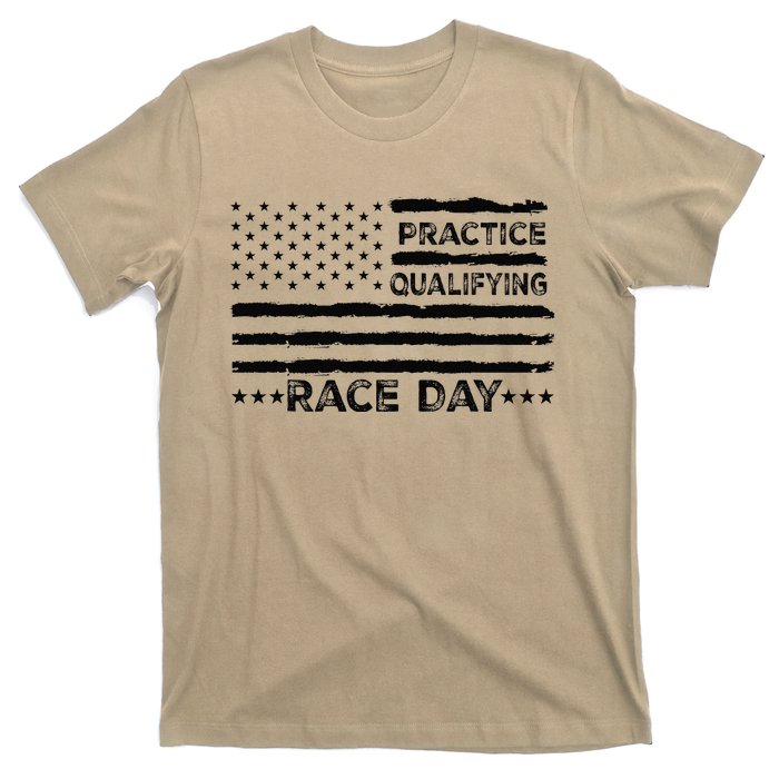 Funny Monday Tuesday Thursday Practice Qualifying Race Day (5) T-Shirt