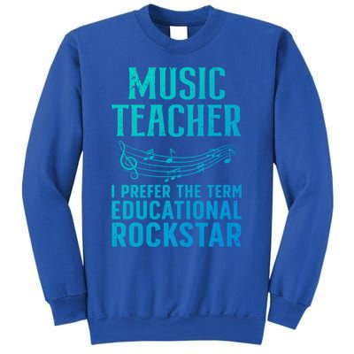 Funny Music Teacher Art Educational Rockstars Cute Gift Sweatshirt