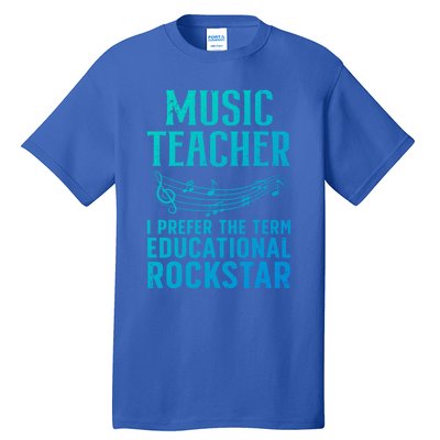 Funny Music Teacher Art Educational Rockstars Cute Gift Tall T-Shirt