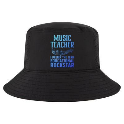 Funny Music Teacher Art Educational Rockstars Cute Gift Cool Comfort Performance Bucket Hat