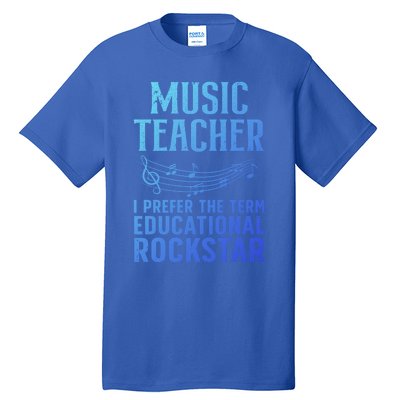 Funny Music Teacher Art Educational Rockstars Cute Gift Tall T-Shirt