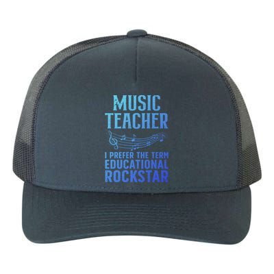 Funny Music Teacher Art Educational Rockstars Cute Gift Yupoong Adult 5-Panel Trucker Hat