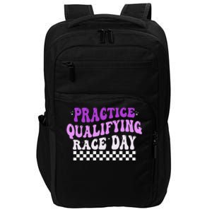 Funny Monday Tuesday Thursday Practice Qualifying Race Day (3) Impact Tech Backpack