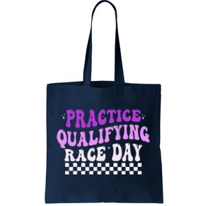 Funny Monday Tuesday Thursday Practice Qualifying Race Day (3) Tote Bag