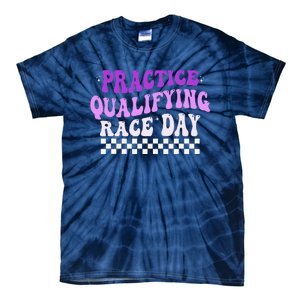 Funny Monday Tuesday Thursday Practice Qualifying Race Day (3) Tie-Dye T-Shirt