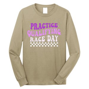 Funny Monday Tuesday Thursday Practice Qualifying Race Day (3) Long Sleeve Shirt