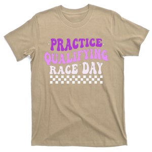 Funny Monday Tuesday Thursday Practice Qualifying Race Day (3) T-Shirt