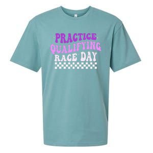 Funny Monday Tuesday Thursday Practice Qualifying Race Day (3) Sueded Cloud Jersey T-Shirt