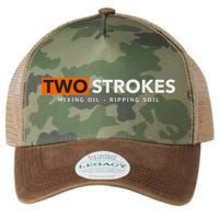 Funny Motocross Two Strokes Mixing Oil Ripping Soil Legacy Tie Dye Trucker Hat