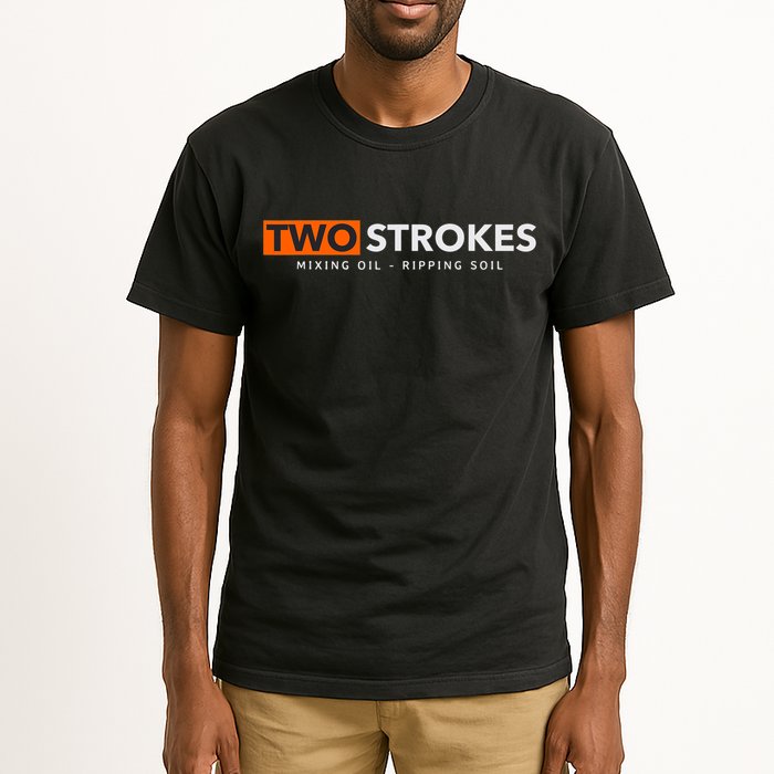 Funny Motocross Two Strokes Mixing Oil Ripping Soil Tall T-Shirt