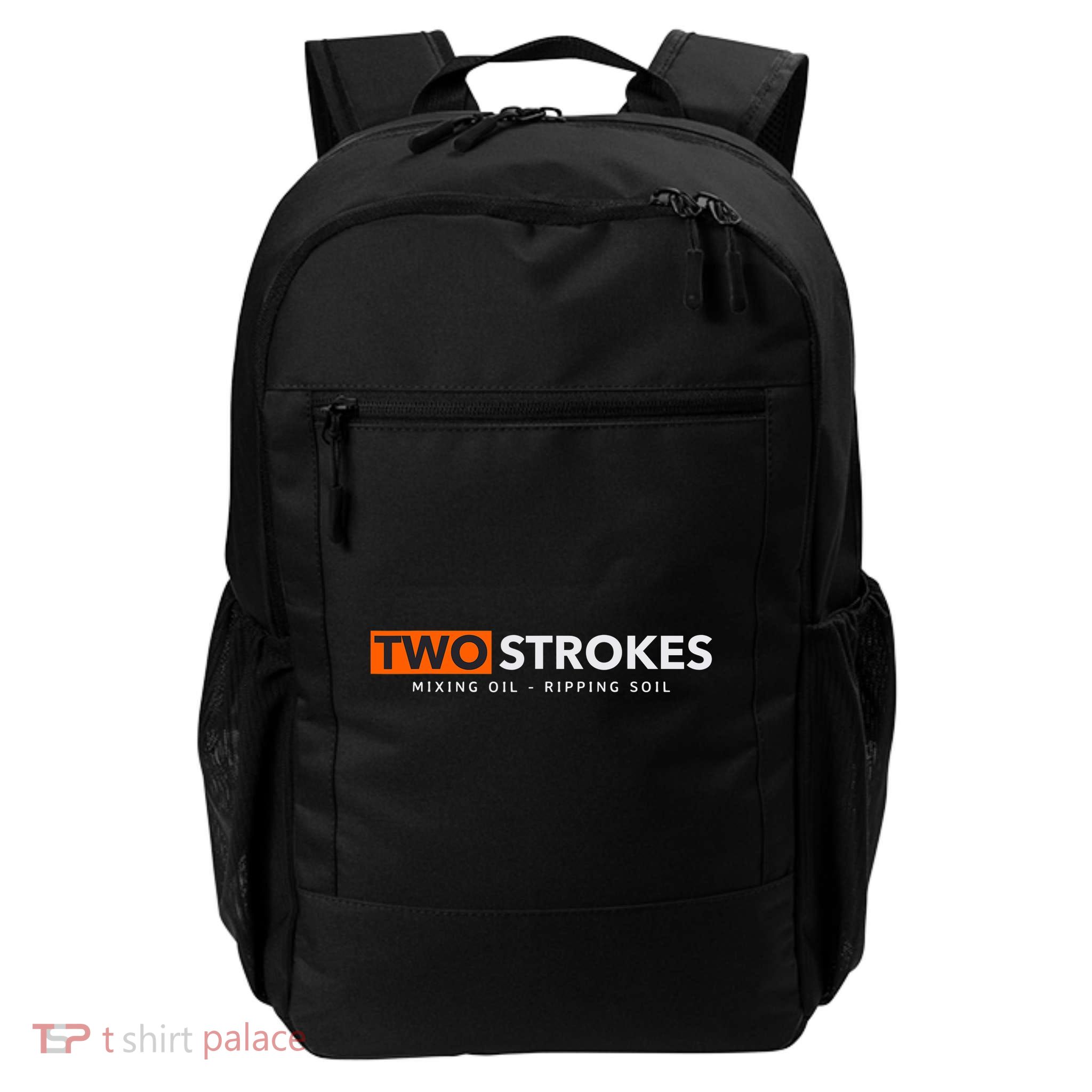 Funny Motocross Two Strokes Mixing Oil Ripping Soil Backpack