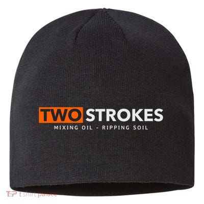 Funny Motocross Two Strokes Mixing Oil Ripping Soil Sustainable Beanie