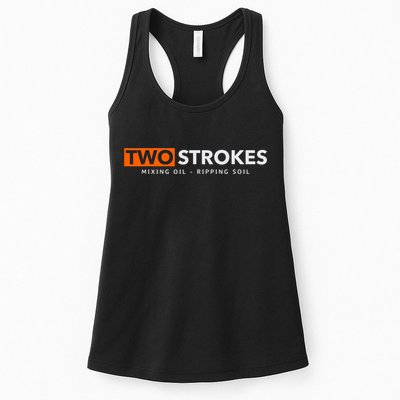 Funny Motocross Two Strokes Mixing Oil Ripping Soil Womens Tank Top