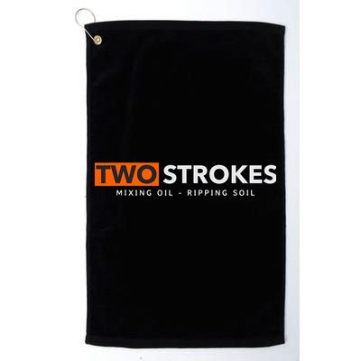 Funny Motocross Two Strokes Mixing Oil Ripping Soil Golf Towel