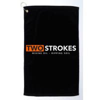 Funny Motocross Two Strokes Mixing Oil Ripping Soil Golf Towel