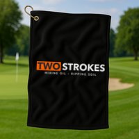Funny Motocross Two Strokes Mixing Oil Ripping Soil Golf Towel