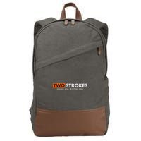 Funny Motocross Two Strokes Mixing Oil Ripping Soil Cotton Canvas Backpack