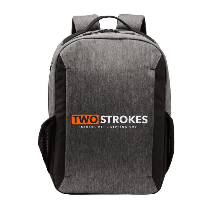 Funny Motocross Two Strokes Mixing Oil Ripping Soil Vector Backpack